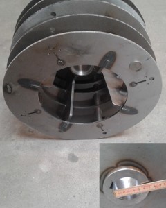 Rotor MBM 25 - 55mm Shaft - Hardox M&M